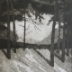 Etching of Pine trees at Hardcastle Crags, Calderdale